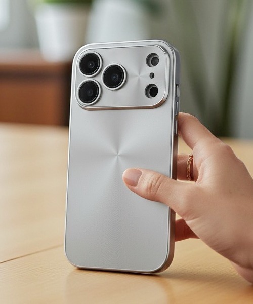 Fun & Daily(ファンアンドデイリー)の「Space Silver iPhone 16 17 Case Plus ProMax / アイフォンケース(スマホケース/カバー・レディース・シルバー/ゴールド・iPhone 16/iPhone 16 Plus/iPhone 16 Pro/iPhone 16 Pro Max/iPhone 17/iPhone 17 Pro/iPhone 17 Pro Max/iPhone Air)」の9枚目の写真