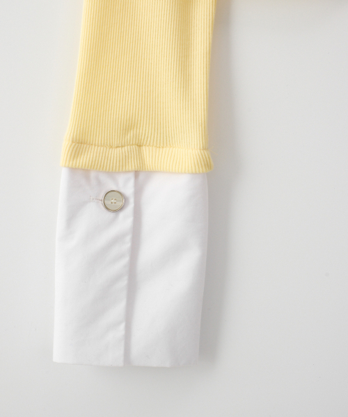 SALON DE YOHN(サロンドヨーン)の「Cuffs Collar Cardigan_ Lemon(カーディガン/ボレロ・レディース・その他・MEDIUM/SMALL)」の5枚目の写真