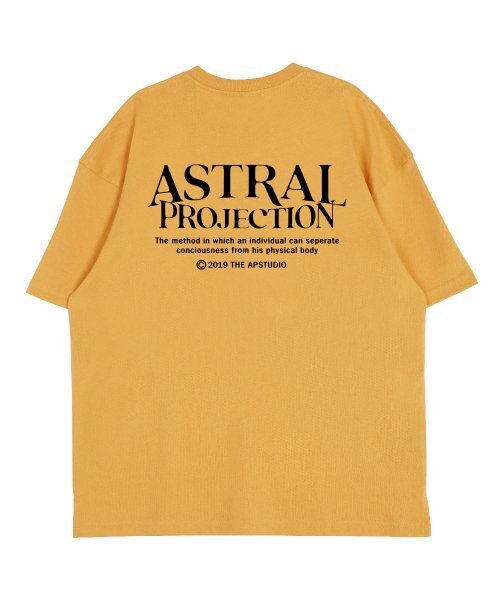 ASTRAL PROJECTION(アストラルプロジェクション)の「グラデーションレタリングラウンドネック15番手綿半袖Tシャツ_チェダー(Tシャツ/カットソー・メンズ・その他・LARGE/X-LARGE)」の3枚目の写真