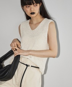 [TODAYFUL]ダークグレー Vネック ニットベスト 101055711_1_d_240.jpg