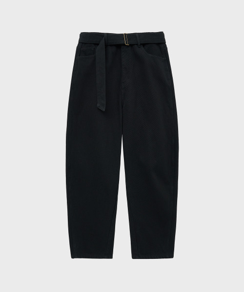 NOIRER(ノイア)の「コットンウィップコードウォッシュドカーブドパンツ(ブラック)(その他パンツ・メンズ・その他・48/50/52)」の2枚目の写真