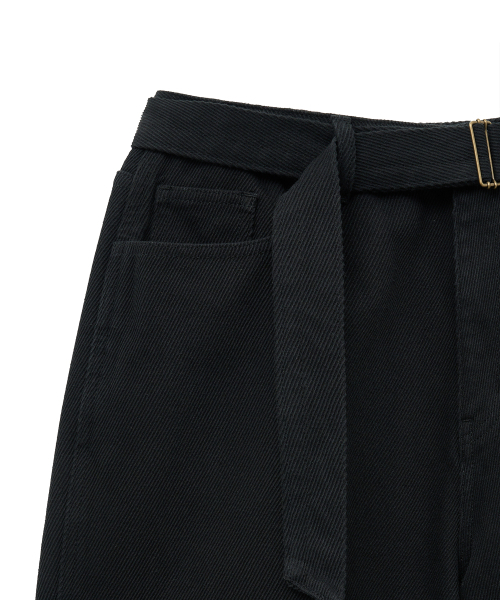 NOIRER(ノイア)の「コットンウィップコードウォッシュドカーブドパンツ(ブラック)(その他パンツ・メンズ・その他・48/50/52)」の5枚目の写真