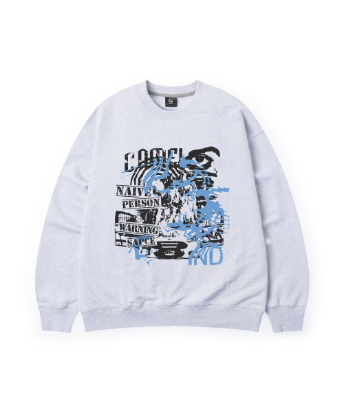 CAMEL WORK(キャメルワーク)の「ナイーブパーソン スウェットシャツ(アッシュグレー)(スウェット・メンズ・その他・MEDIUM/LARGE/X-LARGE)」の2枚目の写真