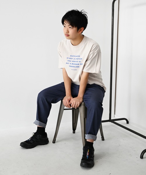 FOV(フォブ)の「FOV/フォブ HAPPINESS Tシャツ(Tシャツ/カットソー・レディース・ブラック/ホワイト/ベージュ系その他・F)」の9枚目の写真