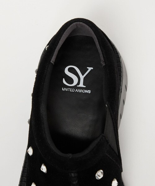 SY UNITED ARROWS（シーユナイテッドアローズ）の「＜SY＞ ラウンド スリッポン ビジュー フラット55↑（スリッポン・レディース・ブラック・24.5cm/22.5cm/23.5cm/23cm/25cm/24cm）」の7枚目の写真
