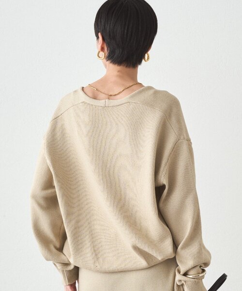 コットンVニット（ニット/セーター）｜LOUNGEDRESS（ラウンジドレス