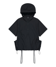 OFFGRID（オフグリッド）の「Nylon Anorak Crop Hood - Black（パーカー）」