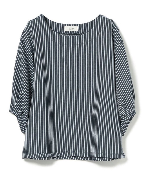 BEAMS HEART(ビームスハート)の「タック ドルマンスリーブ プルオーバー(Tシャツ/カットソー・レディース・ブラック/サックスブルー/ネイビー・FREE)」の3枚目の写真