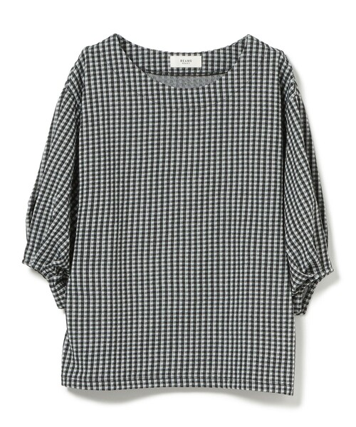 BEAMS HEART(ビームスハート)の「タック ドルマンスリーブ プルオーバー(Tシャツ/カットソー・レディース・ブラック/サックスブルー/ネイビー・FREE)」の5枚目の写真