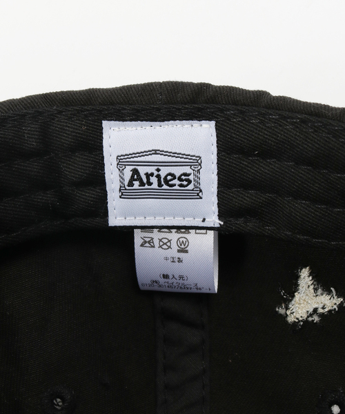 ARIES（アリーズ）の「【ARIES / アリーズ】 Aged Column Cap（キャップ・レディース・ブラック・FREE）」の2枚目の写真