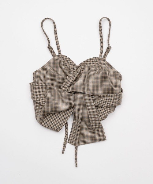 cross design bustier/クロスデザインビスチェ（その他トップス