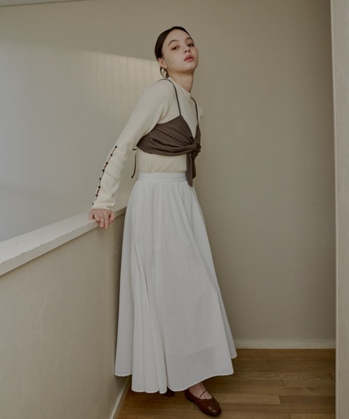 OLUN（オルン）の「cross design bustier/クロスデザインビスチェ