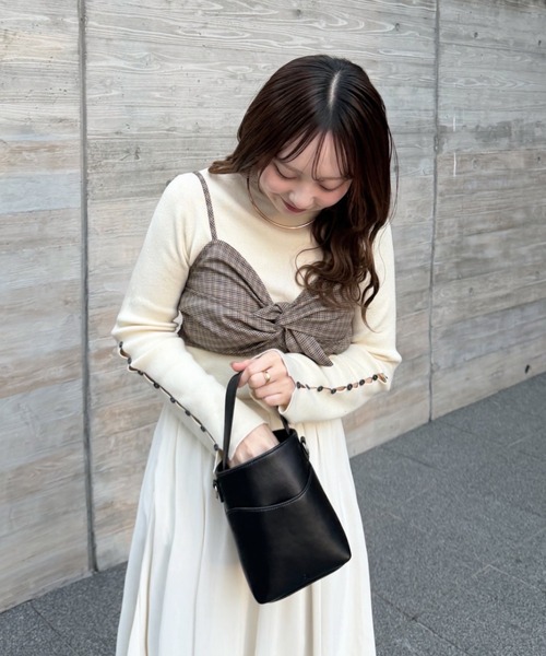 cross design bustier/クロスデザインビスチェ（その他トップス