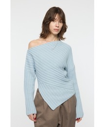 MOUSSY（マウジー）の「ASYMMETRY RIB  ニット（ニット/セーター）」