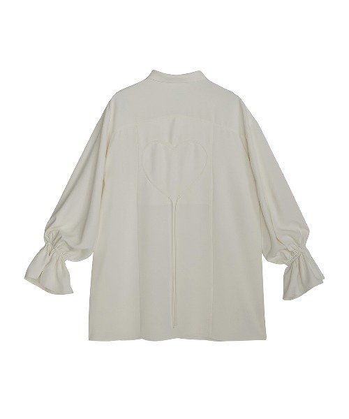 BACK HEART DESIGN OVER BLOUSE（シャツ/ブラウス）｜Ameri（アメリ