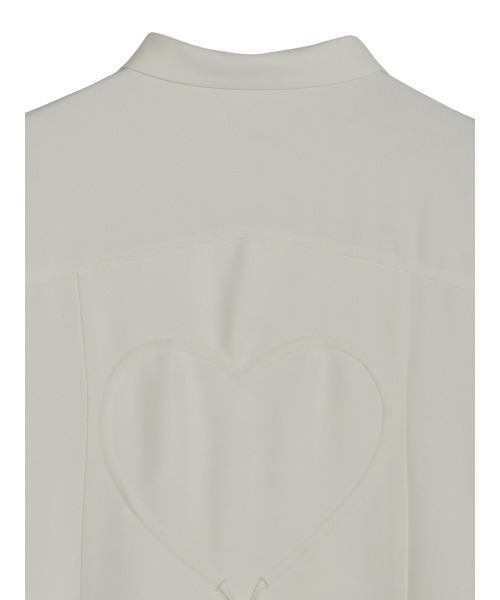 BACK HEART DESIGN OVER BLOUSE（シャツ/ブラウス）｜Ameri（アメリ
