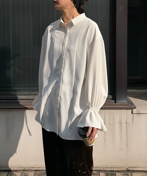 【専用】BACK HEART DESIGN OVER BLOUSE（限定出品！） BACK HEART DESIGN OVER BLOUSE（シャツ/ブラウス）｜Ameri（アメリ