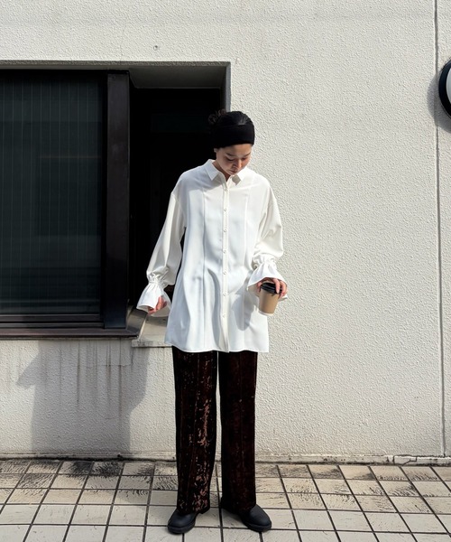 BACK HEART DESIGN OVER BLOUSE（シャツ/ブラウス）｜Ameri（アメリ