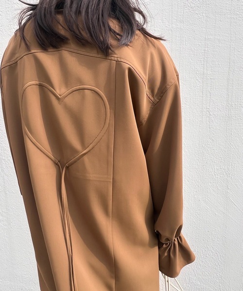 【専用】BACK HEART DESIGN OVER BLOUSE（限定出品！） BACK HEART DESIGN OVER BLOUSE（シャツ/ブラウス）｜Ameri（アメリ