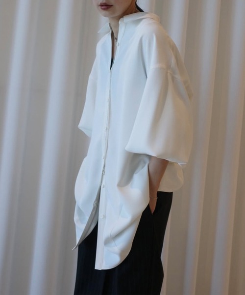 BACK HEART DESIGN OVER BLOUSE（シャツ/ブラウス）｜Ameri（アメリ