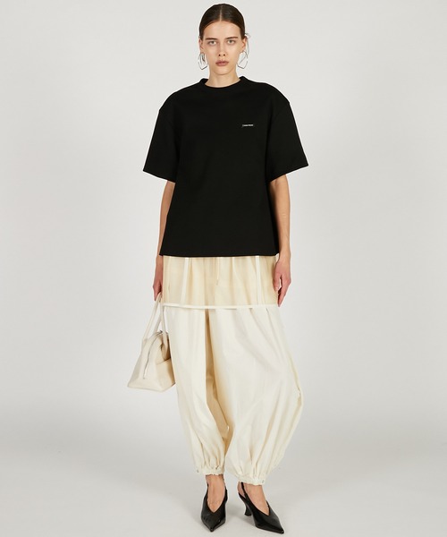 PRANK PROJECT(プランクプロジェクト)の「【2026Spring Pre-Order】ダブルレイヤーTシャツ / Double Layer T-Shirt(Tシャツ/カットソー・レディース・グレー/ブラック・FREE)」の16枚目の写真