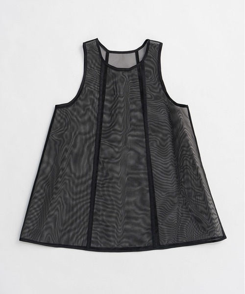 PRANK PROJECT(プランクプロジェクト)の「【2026Spring Pre-Order】ダブルレイヤーTシャツ / Double Layer T-Shirt(Tシャツ/カットソー・レディース・グレー/ブラック・FREE)」の8枚目の写真