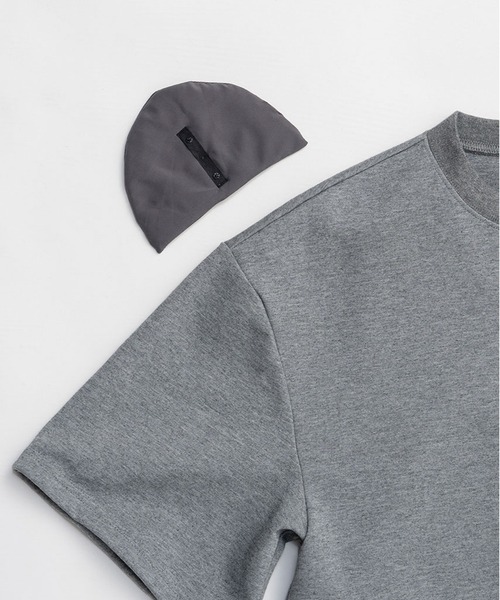 PRANK PROJECT(プランクプロジェクト)の「【2026Spring Pre-Order】ダブルレイヤーTシャツ / Double Layer T-Shirt(Tシャツ/カットソー・レディース・グレー/ブラック・FREE)」の11枚目の写真