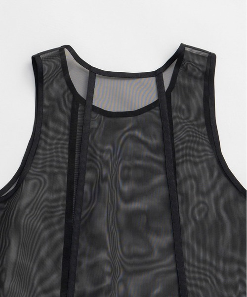 PRANK PROJECT(プランクプロジェクト)の「【2026Spring Pre-Order】ダブルレイヤーTシャツ / Double Layer T-Shirt(Tシャツ/カットソー・レディース・グレー/ブラック・FREE)」の13枚目の写真