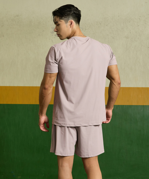 BLACK MONSTER FIT(ブラックモンスターフィット)の「トリコットトレーニングクーリングセットアップ (4カラー) / BM230720(Tシャツ/カットソー・レディース・ブラック/カーキ/ピンク/チャコール・SMALL/MEDIUM/LARGE/X-LARGE/2XL)」の12枚目の写真