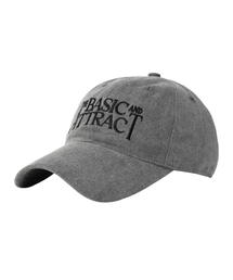 BATTRACT（バトラクト）の「Deep Fit Big Lettering Ball Cap_Pigment Charcoal（キャップ）」