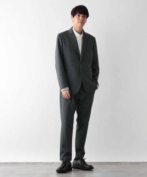 GLOBAL WORK(グローバルワーク)の「スマらくジャケット/601167(テーラードジャケット・メンズ・ライトグレー/ネイビー系9/ネイビー/チャコールグレー・SMALL/X-LARGE/LARGE/MEDIUM)」の12枚目の写真