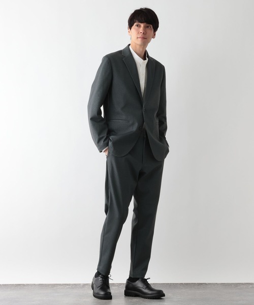 GLOBAL WORK(グローバルワーク)の「スマらくジャケット/601167(テーラードジャケット・メンズ・ライトグレー/ネイビー系9/ネイビー/チャコールグレー・SMALL/X-LARGE/LARGE/MEDIUM)」の13枚目の写真