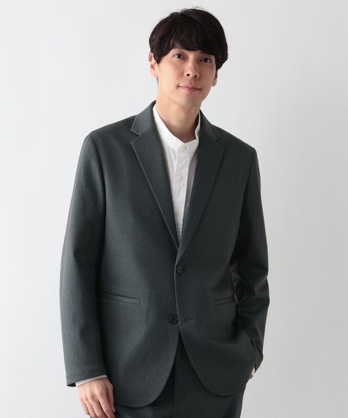 GLOBAL WORK(グローバルワーク)の「スマらくジャケット/601167(テーラードジャケット・メンズ・ライトグレー/ネイビー系9/ネイビー/チャコールグレー・SMALL/X-LARGE/LARGE/MEDIUM)」の15枚目の写真