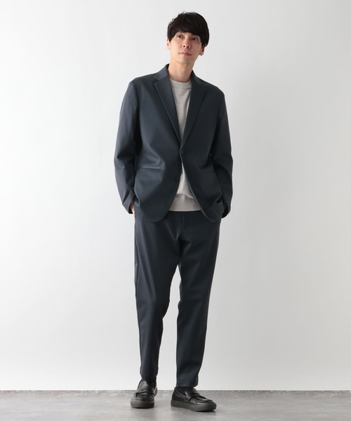 GLOBAL WORK(グローバルワーク)の「スマらくジャケット/601167(テーラードジャケット・メンズ・ライトグレー/ネイビー系9/ネイビー/チャコールグレー・SMALL/X-LARGE/LARGE/MEDIUM)」の17枚目の写真