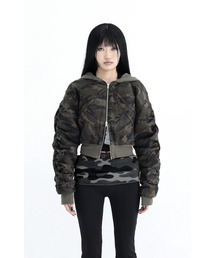 KAIYA（カイヤ）の「Bondage Bomber Jacket - camo（MA-1）」
