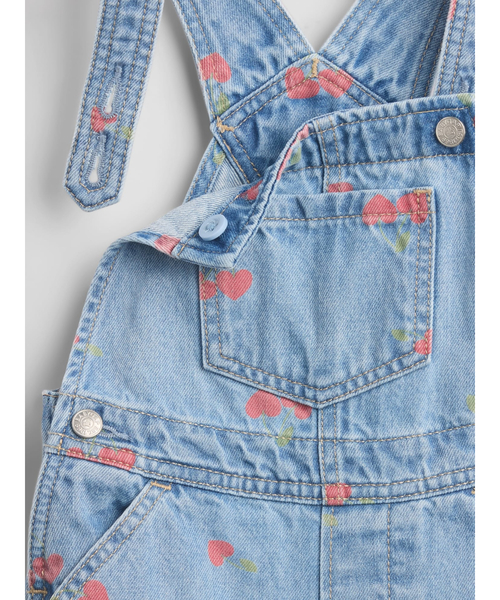 GAP(ギャップ)の「ハート ホースシュー オーバーオール (幼児・ベビー)(サロペット/オーバーオール・キッズ・インディゴブルー・80cm/90cm/95cm/100cm/105cm/110cm/70cm)」の2枚目の写真