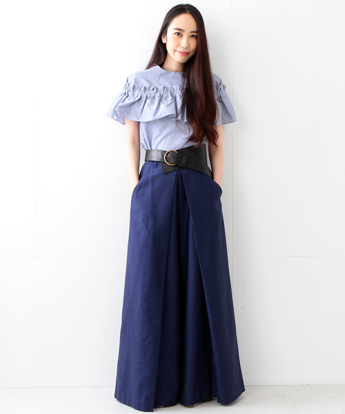 Ray BEAMS(レイビームス)の「RBS / ワイド リング ベルト(ベルト・レディース・ブラック/ブラウン・ONE SIZE)」の9枚目の写真