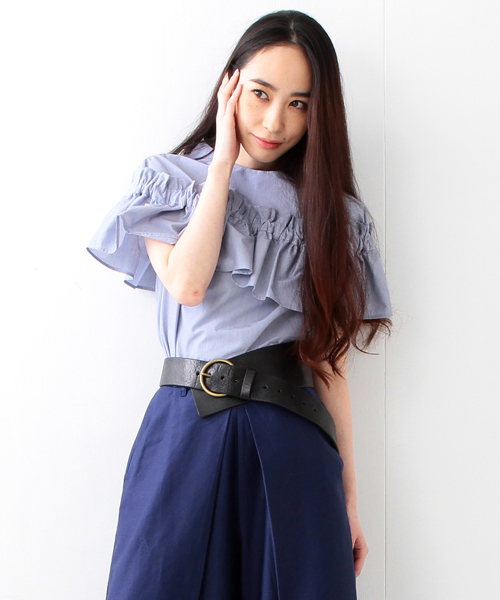 Ray BEAMS(レイビームス)の「RBS / ワイド リング ベルト(ベルト・レディース・ブラック/ブラウン・ONE SIZE)」の17枚目の写真