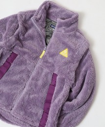 フリースジャケット ジップアップ フード付き」に該当するファッション