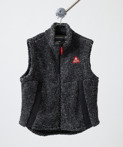 OUTDOOR PRODUCTS（アウトドアプロダクツ）の「UV裏アルミ袖取外し2WAYフリースジャケット（その他アウター・レディース・マルチ/ブラック系その他/キャメル/ミント/ラベンダー・L/LL/M/3L）」の7枚目の写真