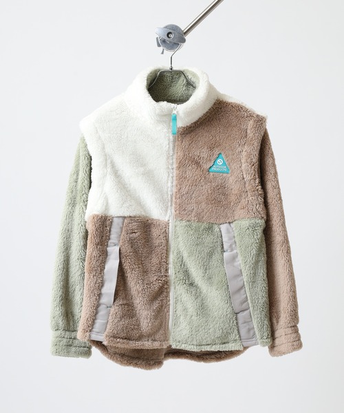 OUTDOOR PRODUCTS（アウトドアプロダクツ）の「UV裏アルミ袖取外し2WAYフリースジャケット（その他アウター・レディース・マルチ/ブラック系その他/キャメル/ミント/ラベンダー・L/LL/M/3L）」の12枚目の写真