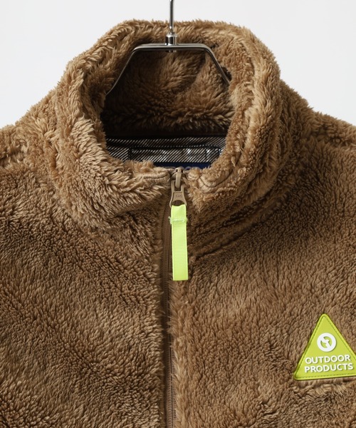 OUTDOOR PRODUCTS（アウトドアプロダクツ）の「UV裏アルミ袖取外し2WAYフリースジャケット（その他アウター・レディース・マルチ/ブラック系その他/キャメル/ミント/ラベンダー・L/LL/M/3L）」の15枚目の写真