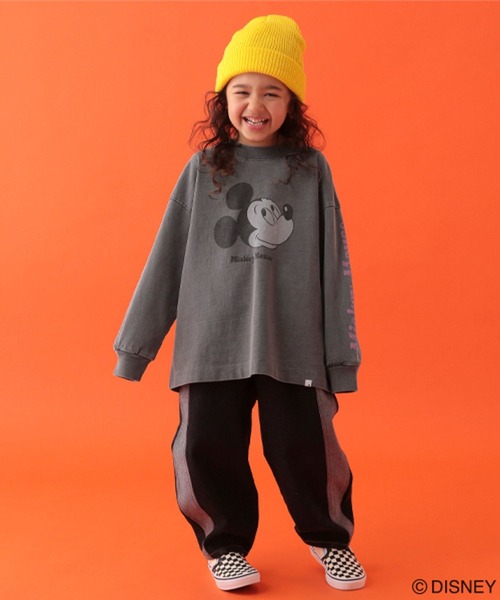 GEORGE'S（ジョージズ）の「【DISNEY】ミッキー／ロンT【KIDS】（Tシャツ/カットソー・キッズ・サックスブルー/ブラック・150cm/130cm/110cm）」の18枚目の写真