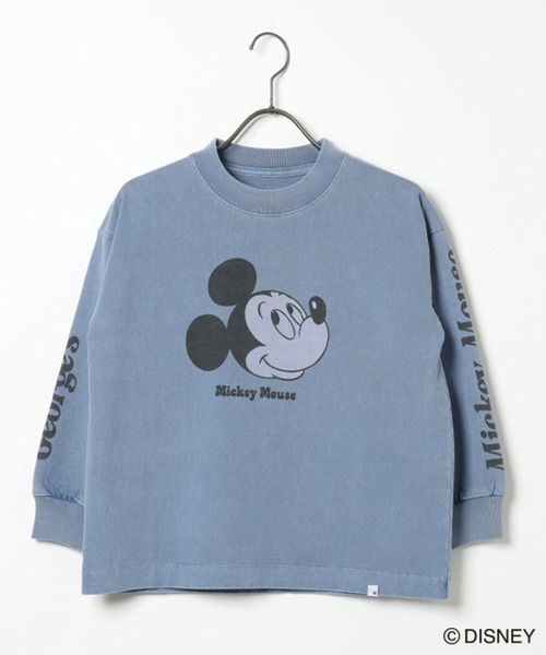GEORGE'S（ジョージズ）の「【DISNEY】ミッキー／ロンT【KIDS】（Tシャツ/カットソー・キッズ・サックスブルー/ブラック・150cm/130cm/110cm）」の8枚目の写真