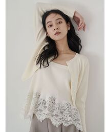 LAGUNAMOON | レースペプラムニットアンサンブル(ニット/セーター)