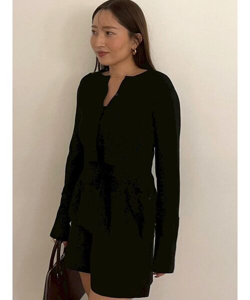 LAGUNAMOON（ラグナムーン）の「レースペプラムニットアンサンブル（ニット/セーター・レディース・ライトブルー/ブラック/アイボリー・FREE）」の8枚目の写真