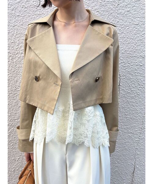 LAGUNAMOON（ラグナムーン）の「レースペプラムニットアンサンブル（ニット/セーター・レディース・ライトブルー/ブラック/アイボリー・FREE）」の13枚目の写真