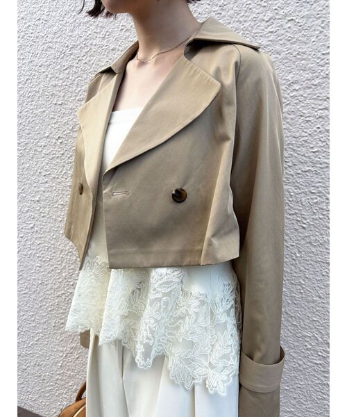 LAGUNAMOON（ラグナムーン）の「レースペプラムニットアンサンブル（ニット/セーター・レディース・ライトブルー/ブラック/アイボリー・FREE）」の14枚目の写真