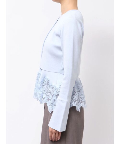 LAGUNAMOON（ラグナムーン）の「レースペプラムニットアンサンブル（ニット/セーター・レディース・ライトブルー/ブラック/アイボリー・FREE）」の20枚目の写真