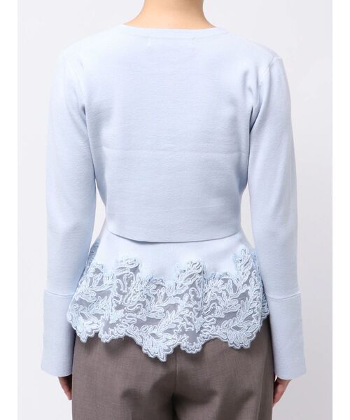 LAGUNAMOON（ラグナムーン）の「レースペプラムニットアンサンブル（ニット/セーター・レディース・ライトブルー/ブラック/アイボリー・FREE）」の21枚目の写真